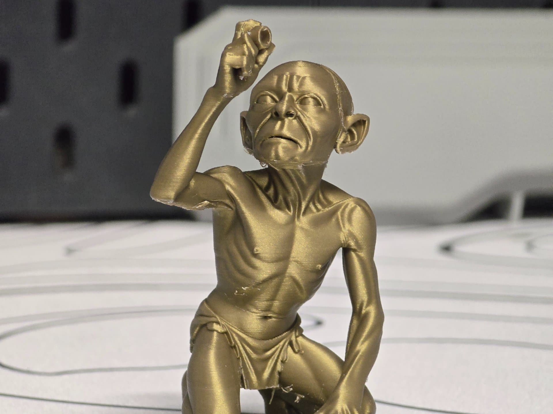 Metallic Fantasy Character Miniature